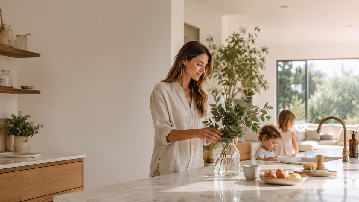People sharing an everyday moment at home